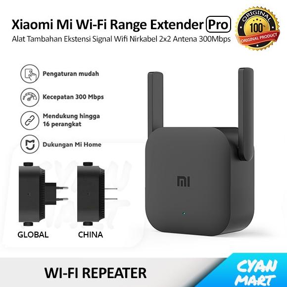 Mi Wi-Fi Range Extender Pro Repeater Penguat Sinyal Wifi Original