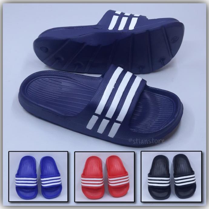 Sandal Anak Laki-Laki Cewek & Cowok / Sandal Slop Karet / Adidas A-008