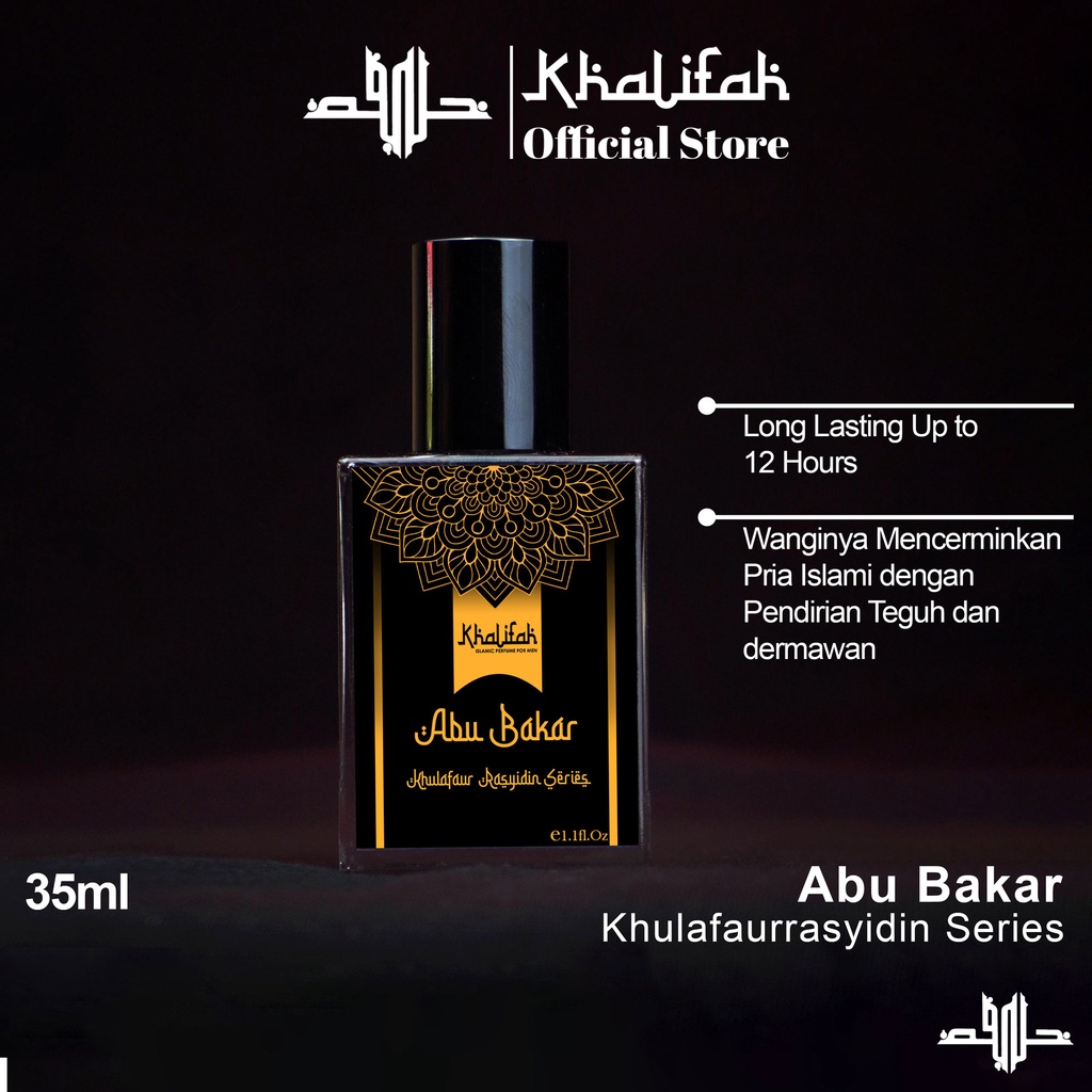 “ Parfum Khalifah ABU BAKAR | Minyak Wangi Islami Terbaik Khalifah Khulafaurrasyidin Series “