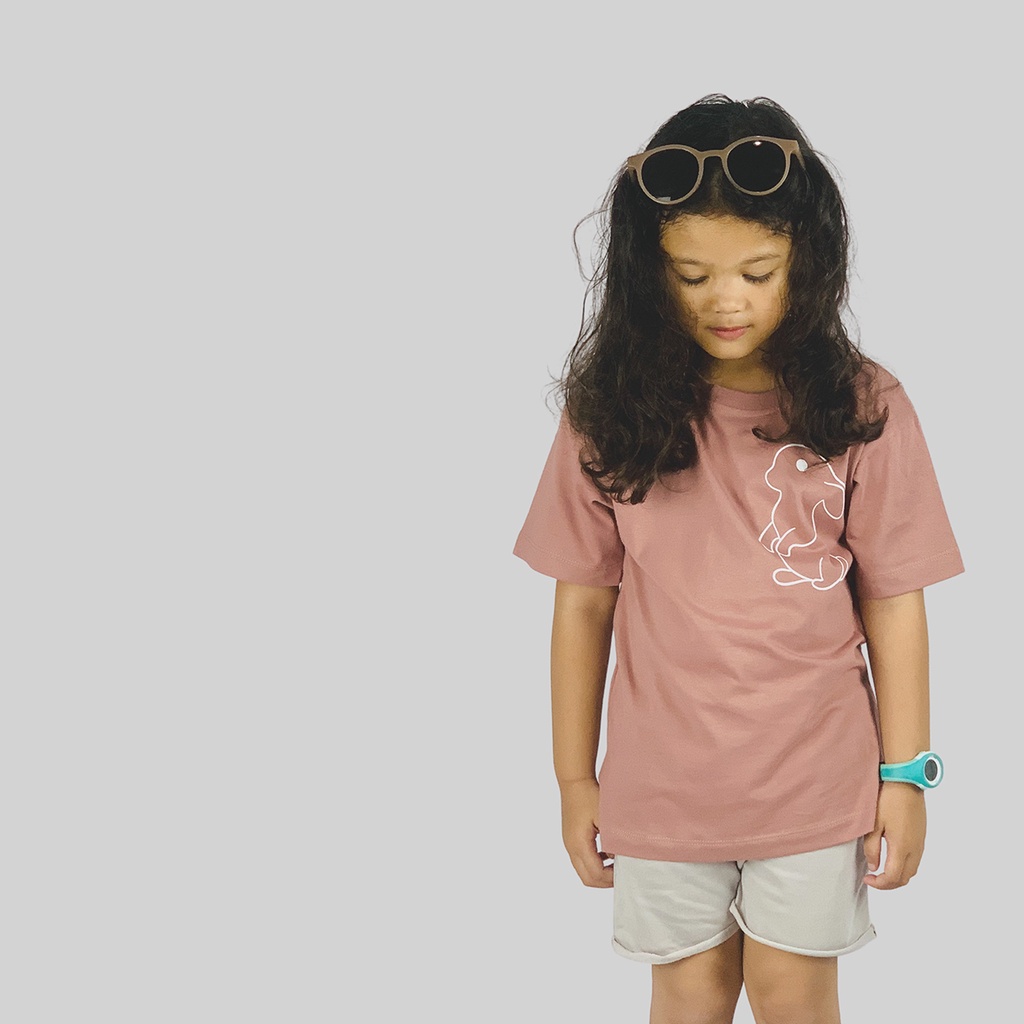 KAOS ANAK - PEREMPUAN DAN LAKI-LAKI BAHAN CATTON BAMBOO 30S