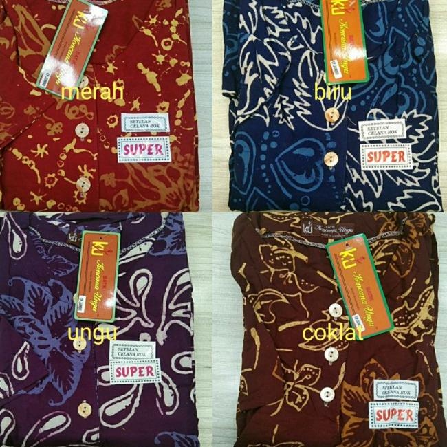 SETELAN CELANA PANJANG JUMBO KENCANA UNGU