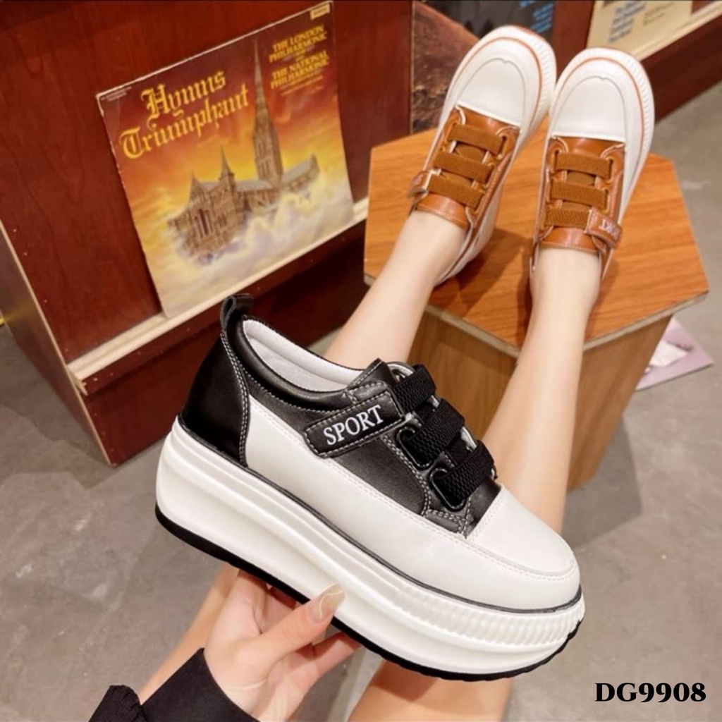 WYN SNEAKERS HIGH WEDGES FASHION KOREA DG9908