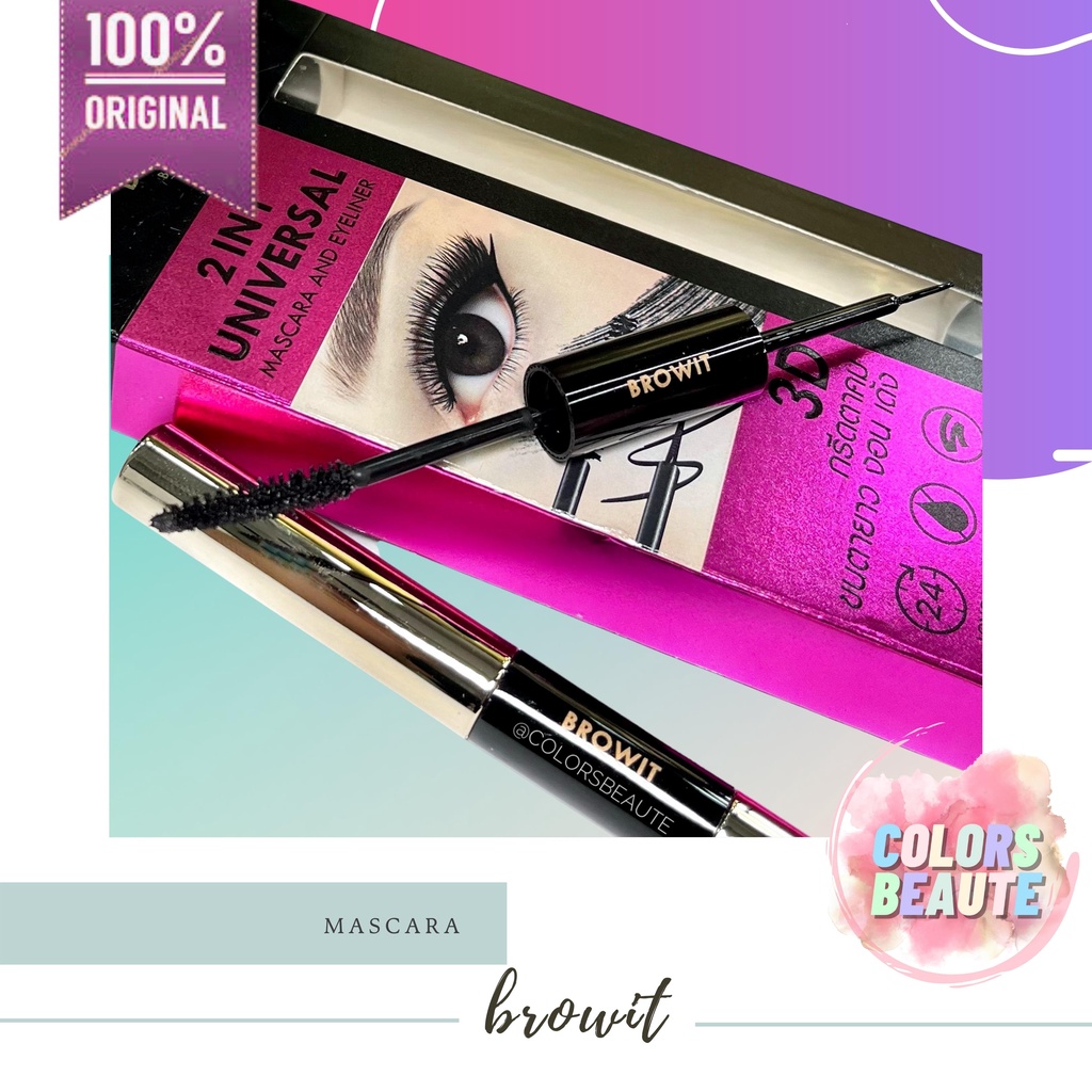 BROWIT by Nongchat 2in1 Universal Mascara And Eyeliner