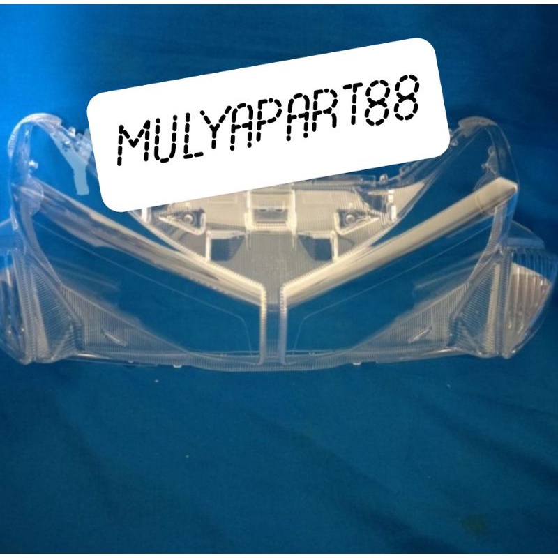 Kaca mika lampu reflektor depan aerox 155 original stanley