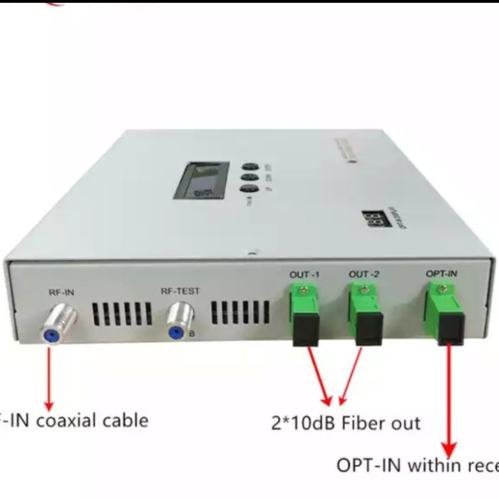 CATV transmitter 1550 output 2 x 10 dB