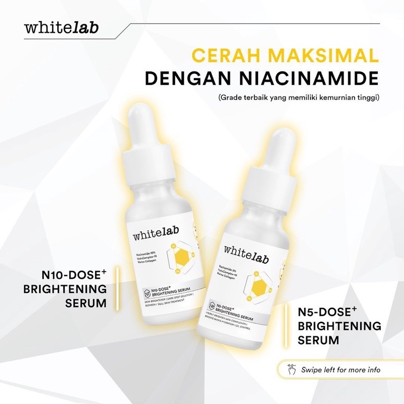 Whitelab N5-Dose+ Brightening Serum. (Booster Serum - Niacinamide 5%) - Whitelab Surabaya