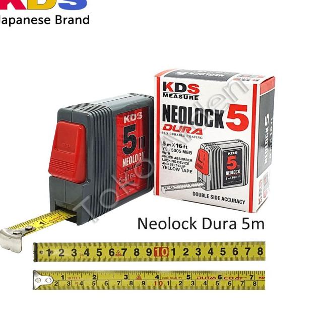 Meteran KDS Neolock Dura 5m / KDS MEASURING TAPE