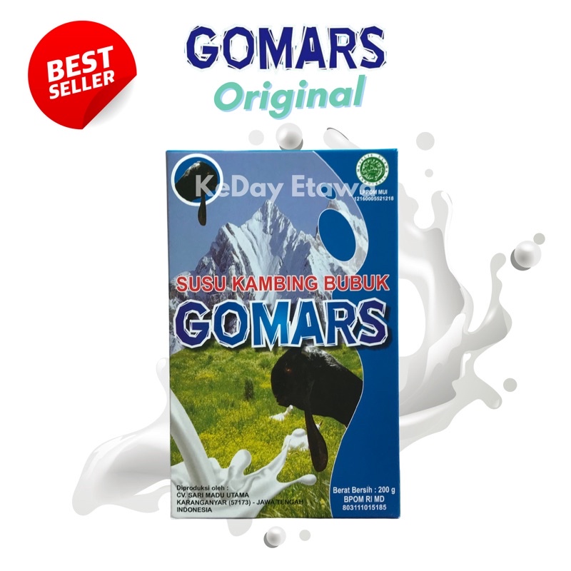

SUSU KAMBING ETAWA GOMARS RASA ORIGINAL VANILLA 200 GRAM