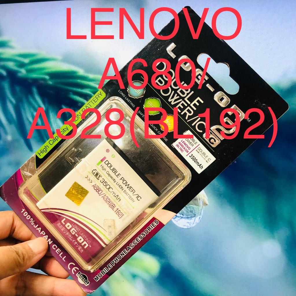 PROMO!! BATERAI LOG ON DOBEL POWER LENOVO A316-A369/ LENOVO A680-A328/ LENOVO A706/ LENOVO A7000/ LENOVO P770/ LENOVO S920/ LG G4 STYLUS/ MAXTRON B13A