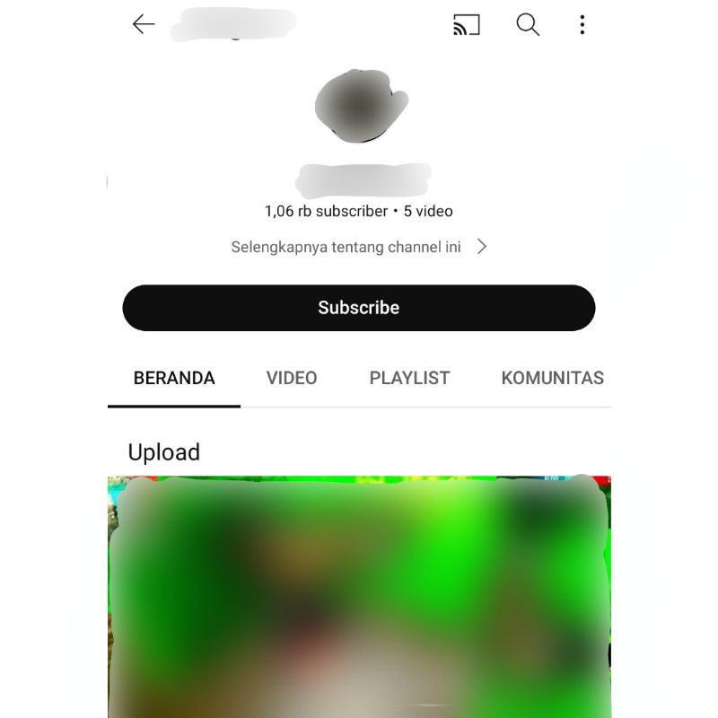 (TERJUAL) Akun YouTube 1k (belum monetise)