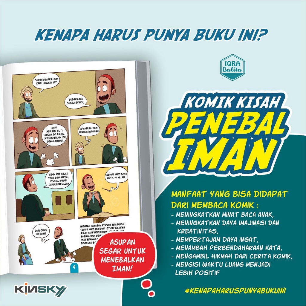 KOMIK KISAH PENEBAL IMAN KINSKY