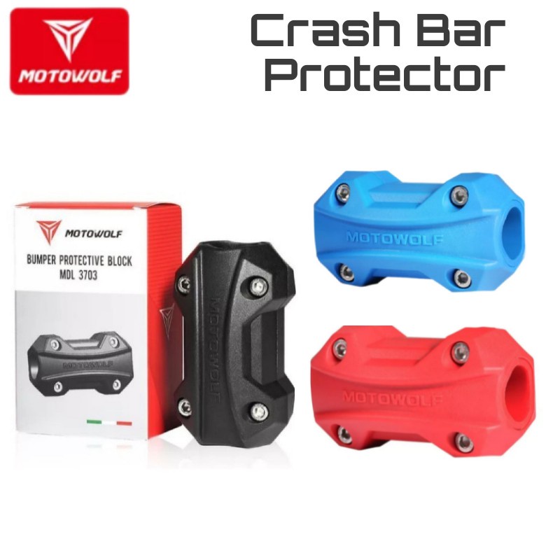 Motowolf Crashbar Protector Tubular Pelindung Engine Guard Motor
