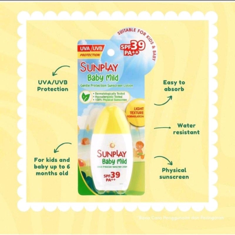 SUNPLAY SUN PLAY ULTRA PROTECTION Sunscreen Lotion SPF 50+ PA++++ SPF 39 PaA++ 30gr