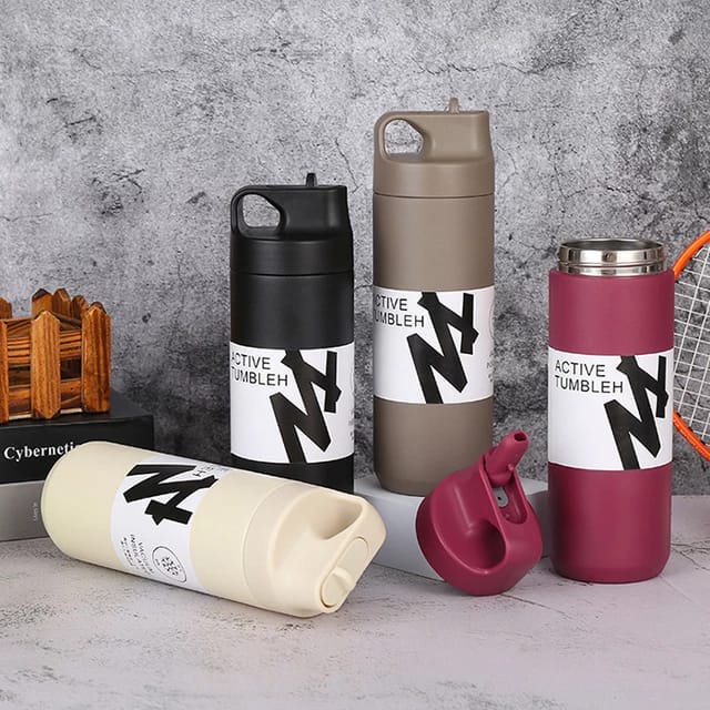 Tumbler Stainless Steel / Termos Air Panas 550ml / 304 stainless Vacuum Flask