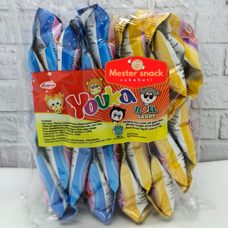 Youka Roll Candy (1 pack isi 20 pcs)