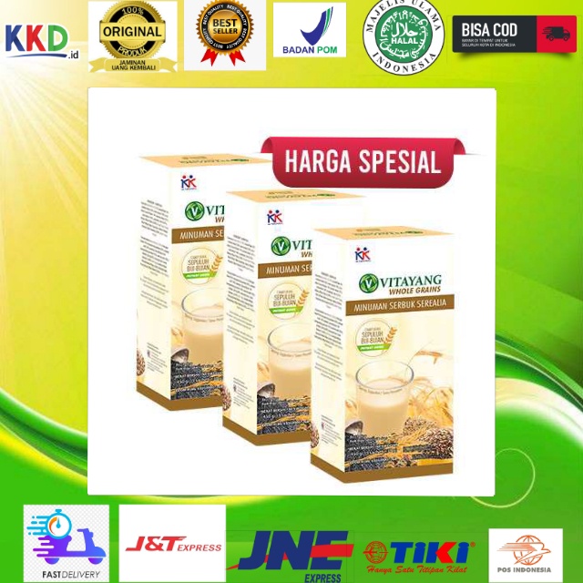 

3 Box Vitayang Whole Grains Sarapan Sehat