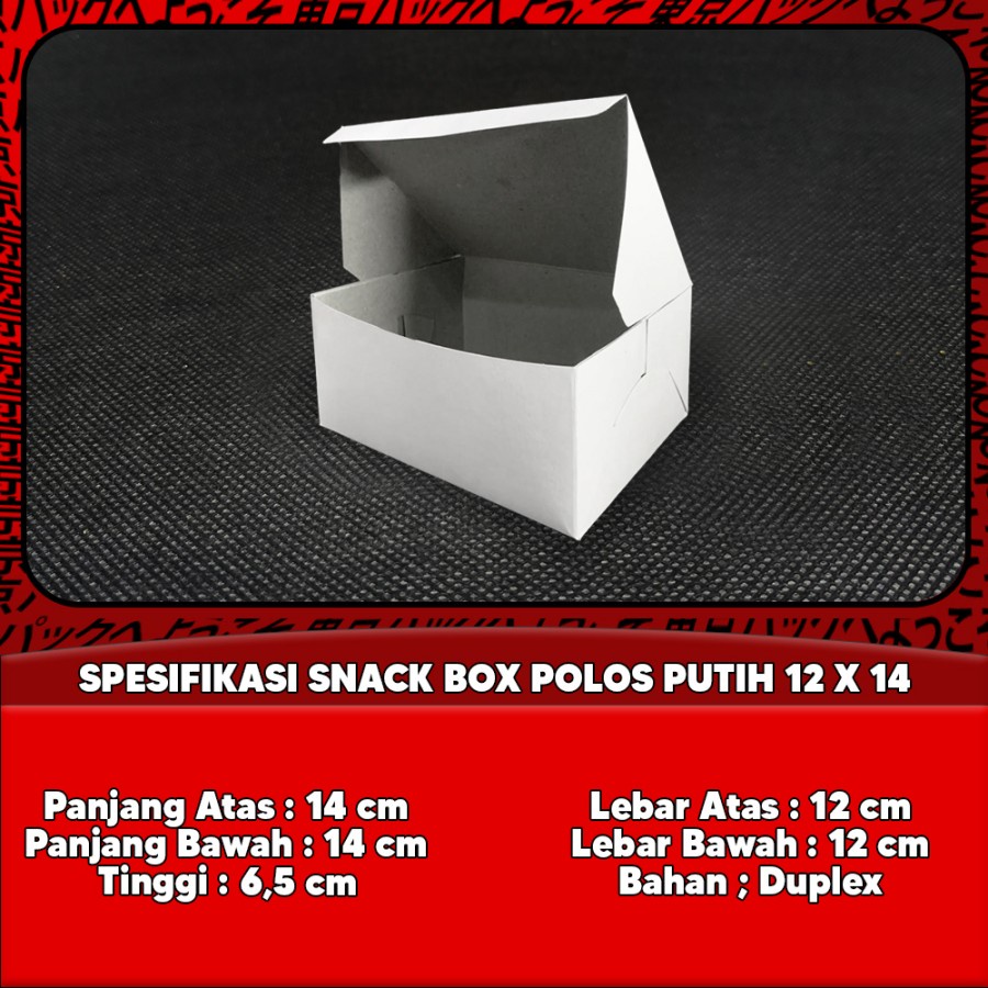 SNACK BOX DUPLEX PUTIH - SNACK BOX CATERING - SNACK BOX ACARA SEMUA UK