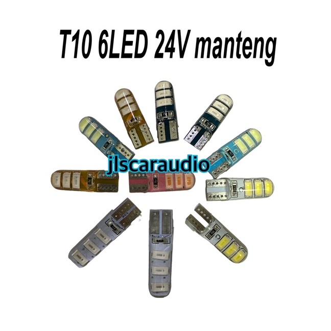 T10 JELLY 6LED 24V BUSS/TRUCK manteng