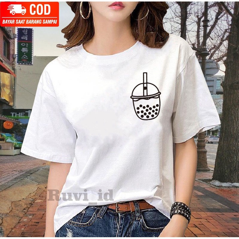 Ruvi_id-BELI 3 GRATIS HEADSET EXTRA BAS / KAOS WANITA HITS LENGAN PENDEK / KAOS WANITA KOREAN STYLE / KAOS DISTRO / KAOS WANITA KEKINIAN / KAOS WANITA IMPORT / KAOS WANITA OVERSIZE / KAOS WANITA JUMBO / BLUS / T-SHIRT / BAJU MURAH / BAJU JUMBO