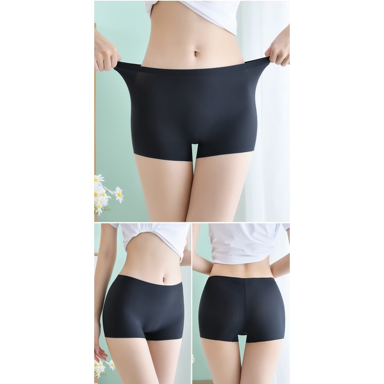 Gobra ♕ PW156 Short Pants Wanita Seamless Legging Celana Pendek Short Strit Nyaman Ringan Tidak Nyeplak Import Murah