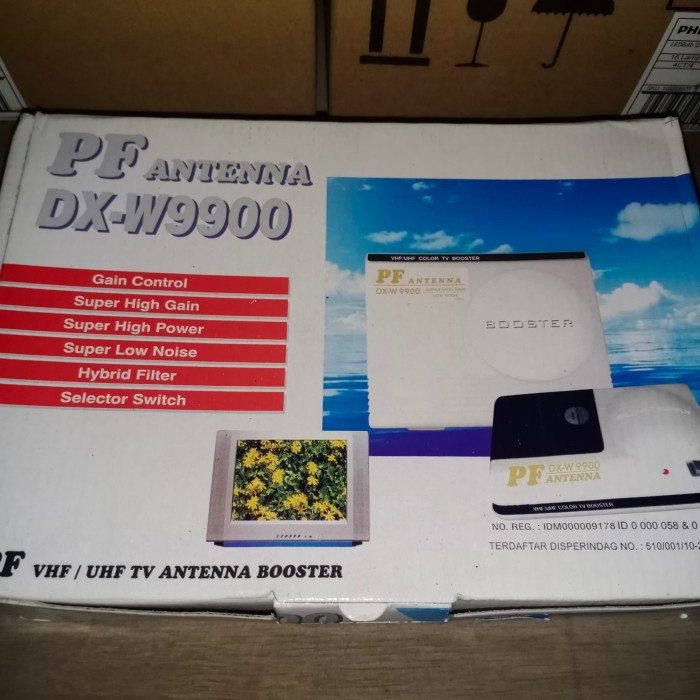 Booster antena / Penguat signal antena tv PF DX-W9900