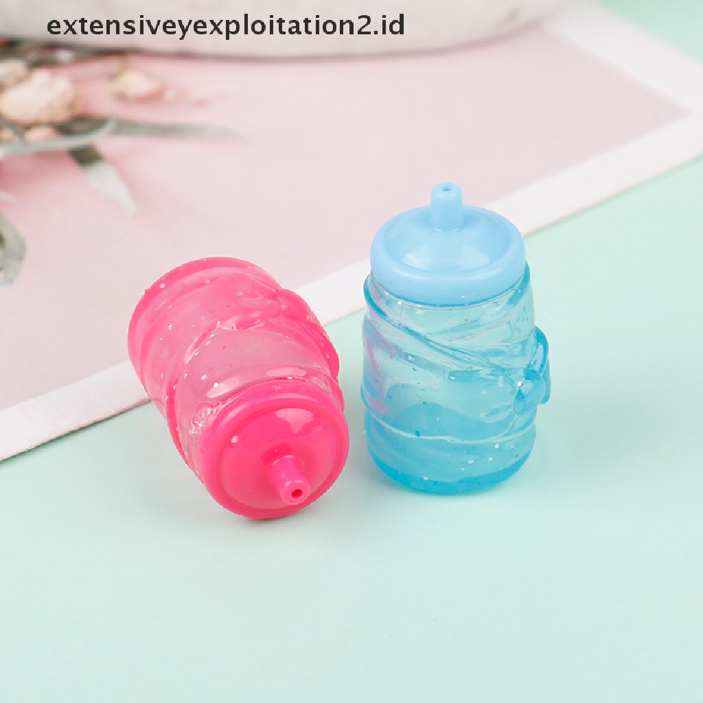 5pcs Miniatur Botol Susu Untuk Aksesoris Rumah Boneka