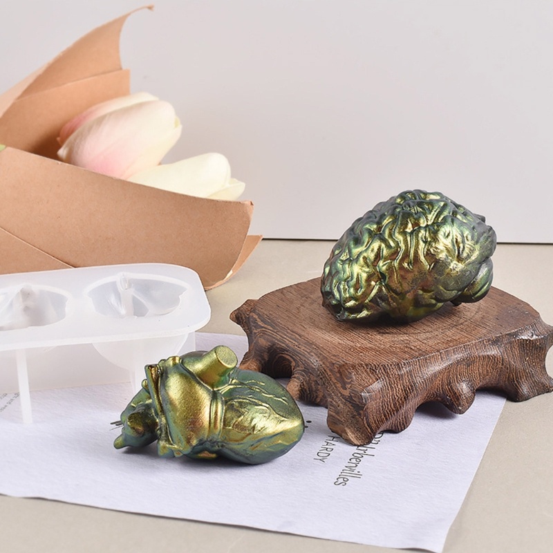 Siy Cetakan Sabun Handmade DIY Bentuk Hati Bahan Silikon