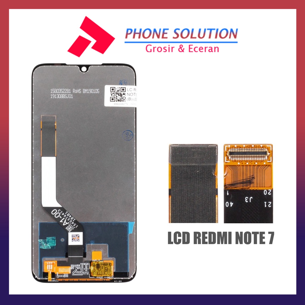 LCD Xiaomi Redmi Note 7 Fullset Touchscreen Original 100% // Supplier LCD Oppo - Garansi 1 Bulan