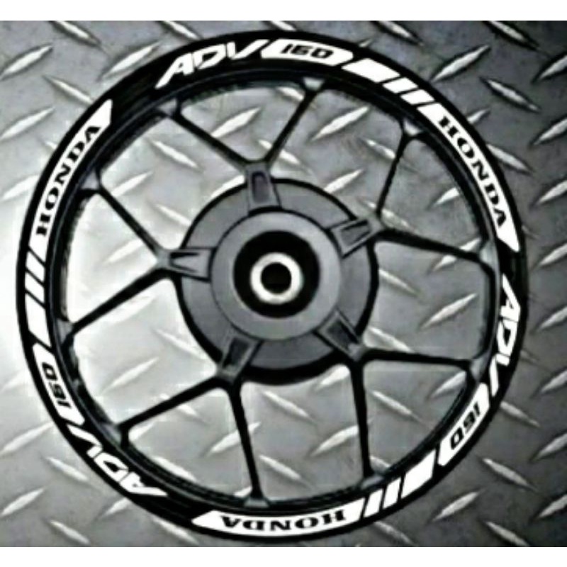 Stiker pelek ADV 160 Stiker Velg ADV 160 Menyala