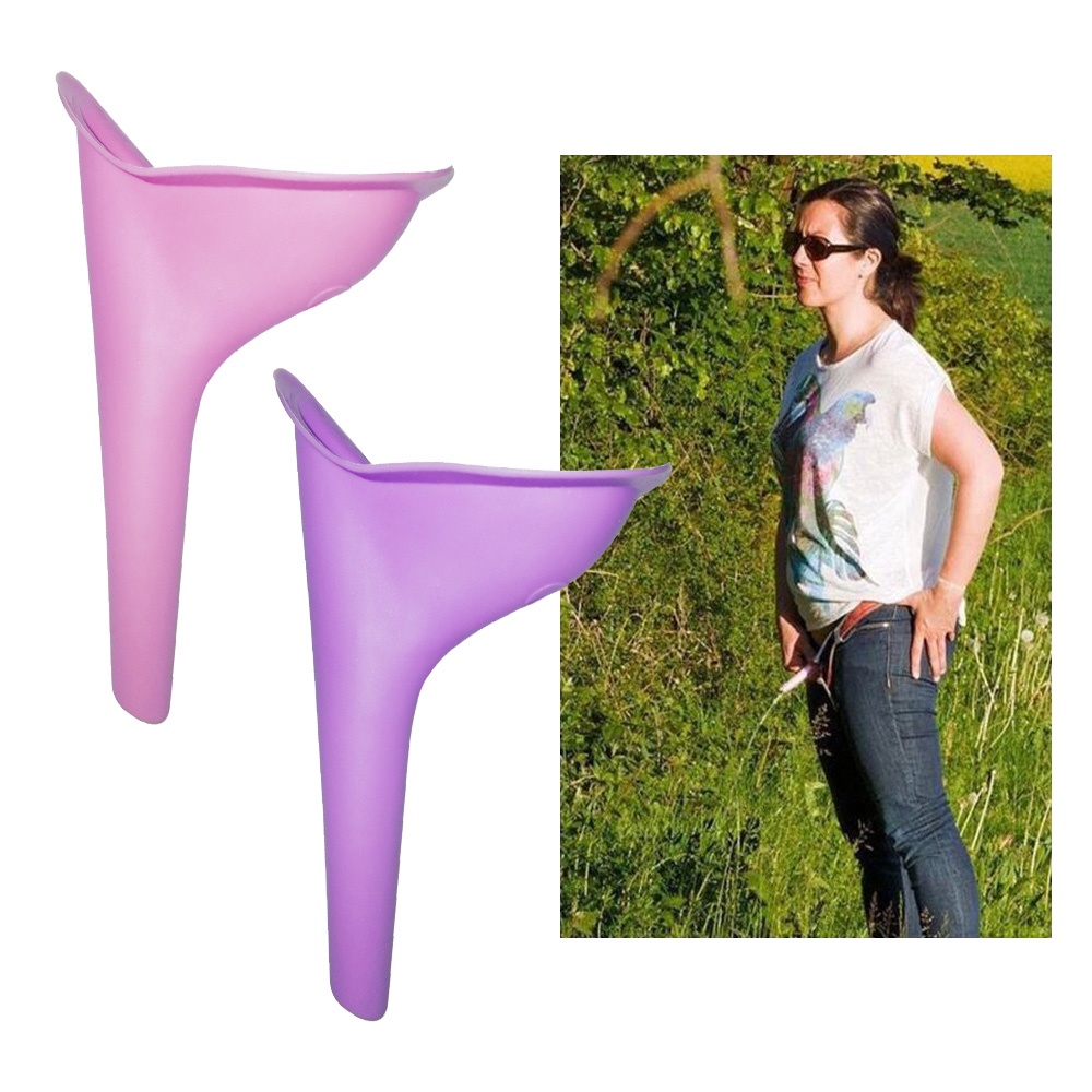 Botol Urinal Wanita Portable Reusable Untuk Outdoor / Camping / Hiking / Travel