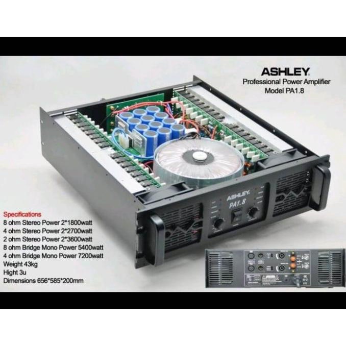 COD Power Amplifier ASHLEY PA 1.8 PA1.8 PA 1.8 Original