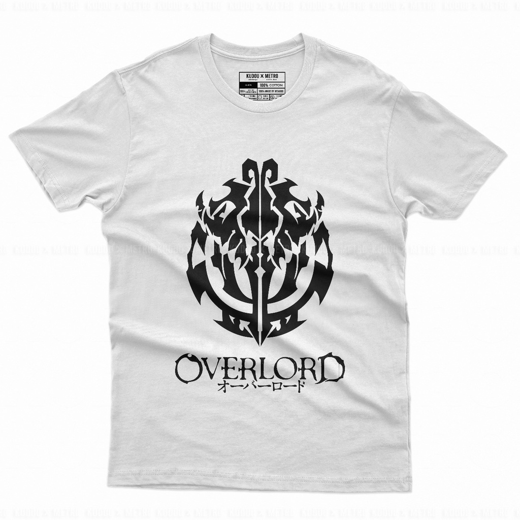 Tshirt Overlord White Anime Manga Premium Unisex