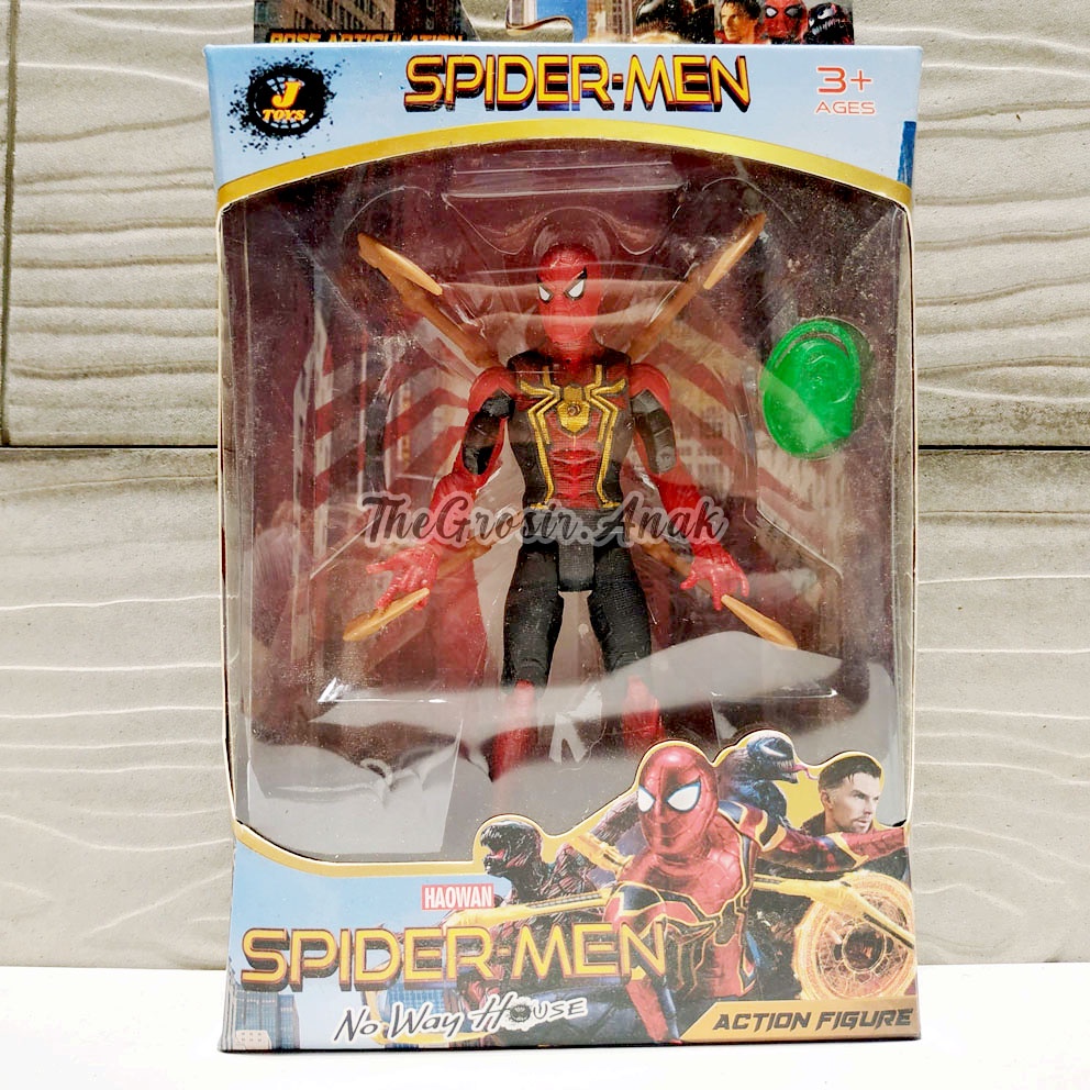 Spider-Men Action Figure Mainan Superhero Avengers Spiderman