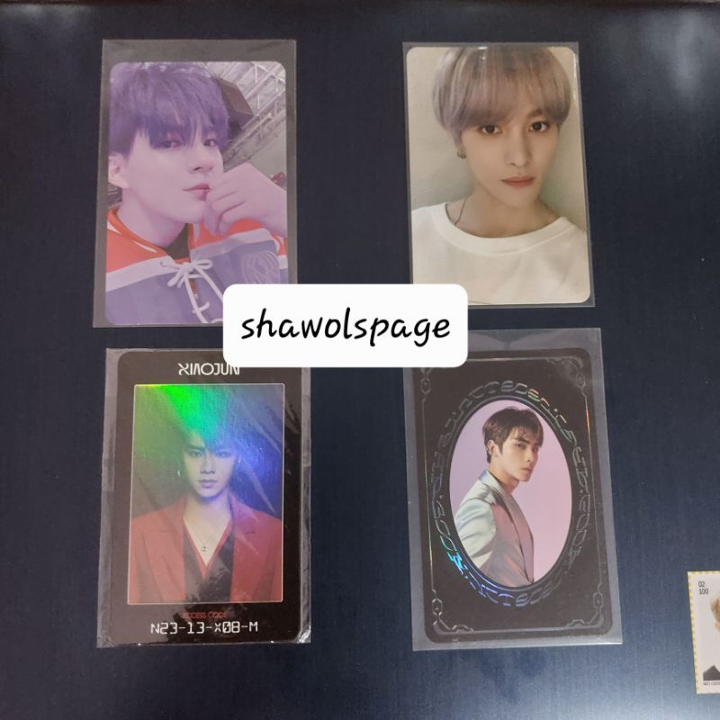PC Jeno Arrival jenriv NCT 2020Access Card AC Dejun
Yearbook YB Xiaojun 
PC Yangyang Past Vers.