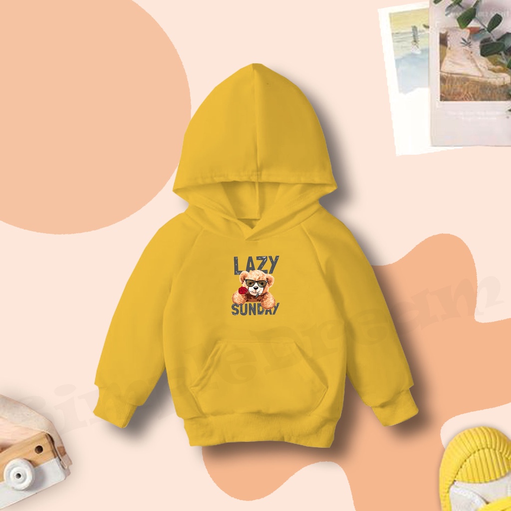 Hoodie Anak Sweater Anak Baby Bear 2-13 Tahun Anak