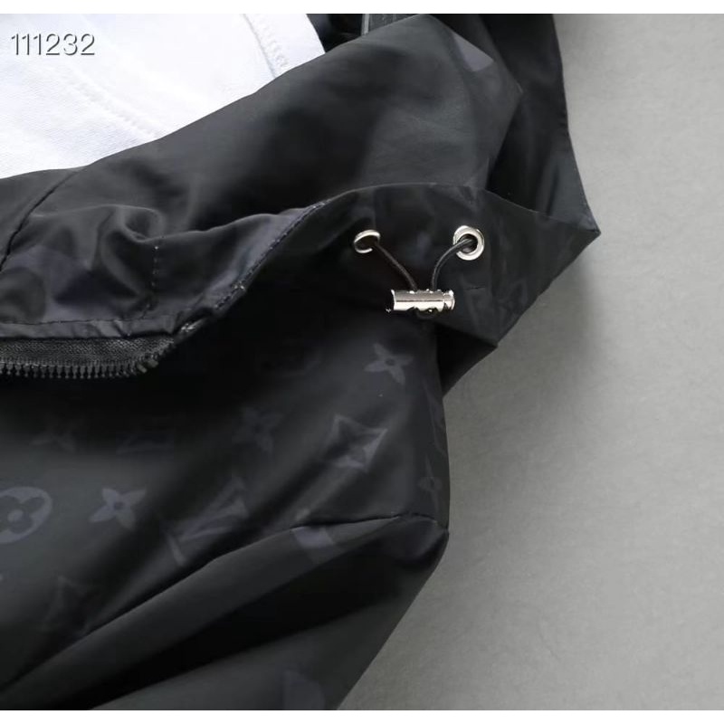 jaket import pria jacket lv hoodie parasut branded mirror new p1shoes hitam