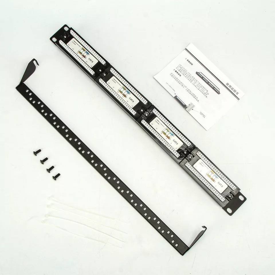 Patch Panel 24 port RJ45 CAT5 / CAT6