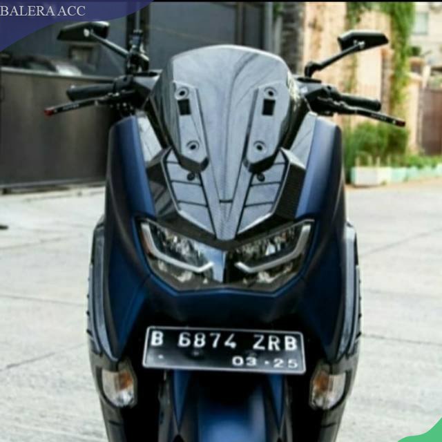 Cover tutup dasi dada depan carbon new nmax 2020-2022