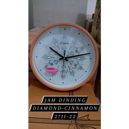 jam dinding diamond