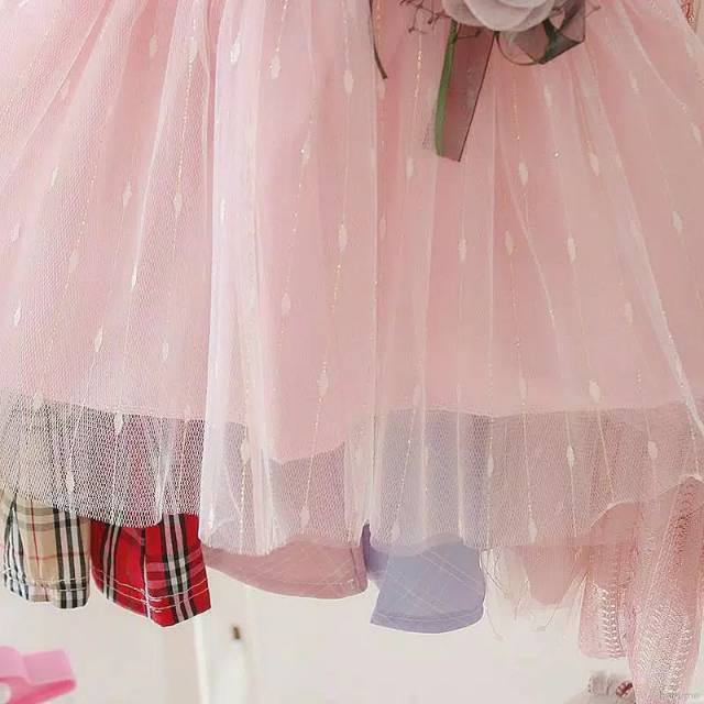 DR1-Dress Anak Bayi Perempuan Princess ROSE