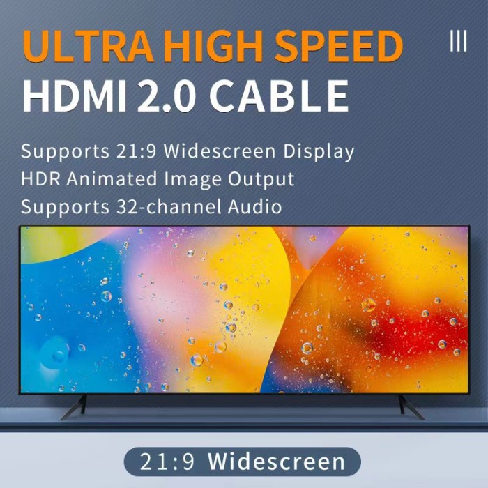 Vention AAC 2M - Kabel HDMI 2M Male to Male - Cabel Hdmi 2 m