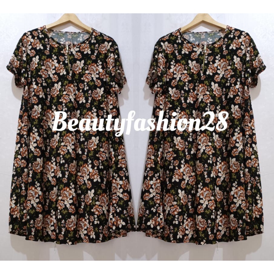 DRESS RANIA SUPER JUMBO DASTER MAT JERSEY KOREA
