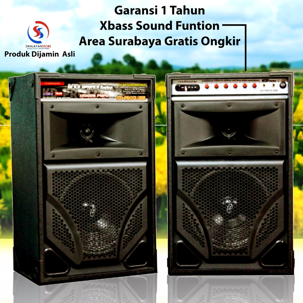 SPEAKER 12 IN SATU SET ACTIVE ROADMASTER KD PRO 12 BLUETOOTH