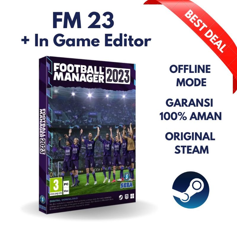 Football Manager 2023 / FM 23 + In Game Editor - Game PC