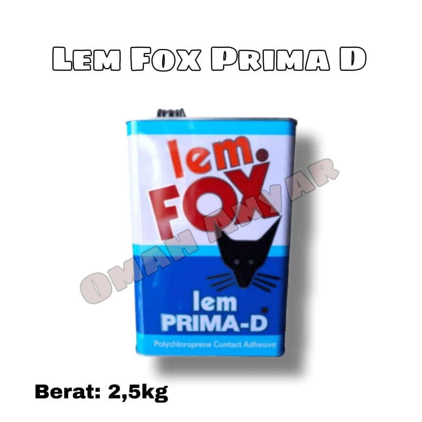 Lem Kayu Kuning HPL Fox Prima D 2,5kg 2500gr