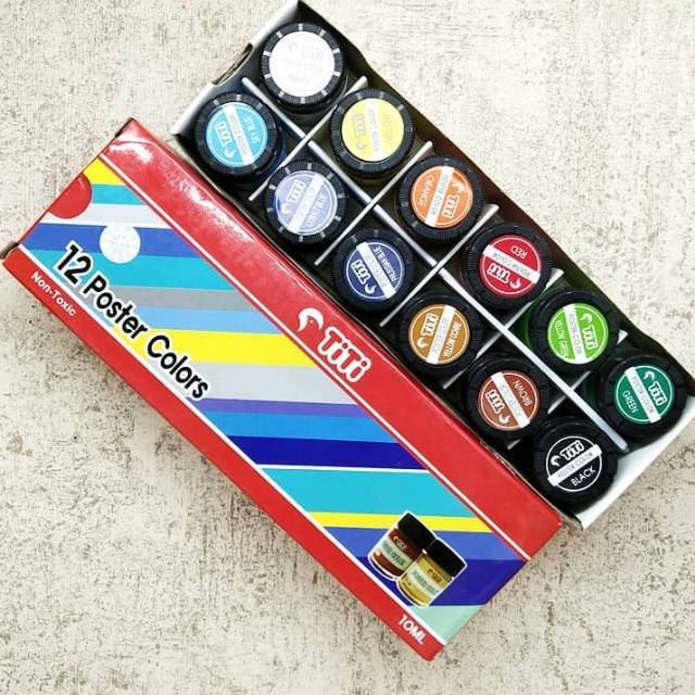 

Cat Poster 12 Warna Joyko Botol Pc-10Ml-12C