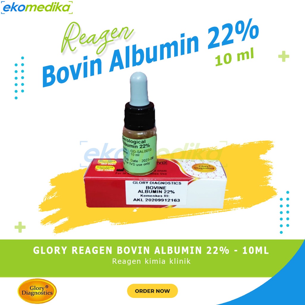 Bovine Albumin 22% Glory Diagnostics Bovine Albumin 10ml