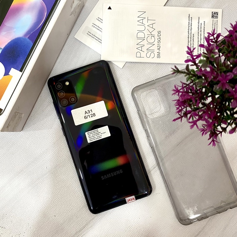 SAMSUNG GALAXY A31 RAM 8GB INTERNAL 128GB SECOND GARANSI RESMI SEIN PANJANG