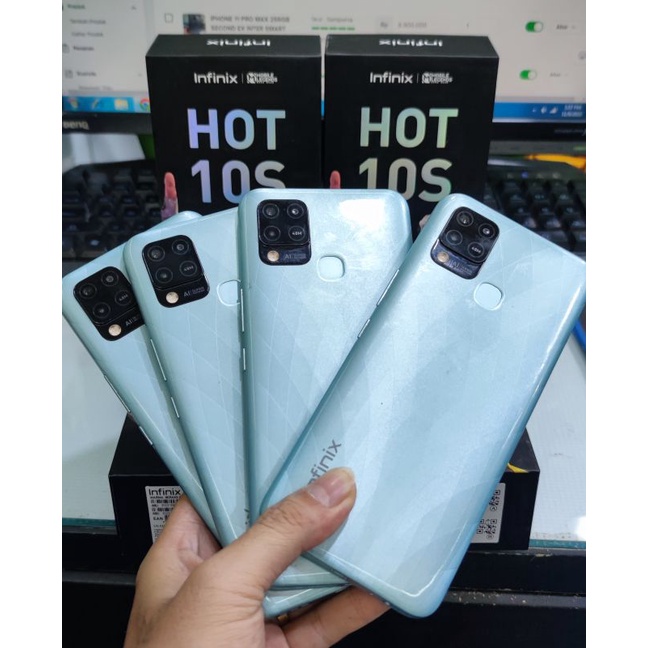 INFINIX HOT 10S RAM 4GB/64GB SECOND GARANSI RESMI