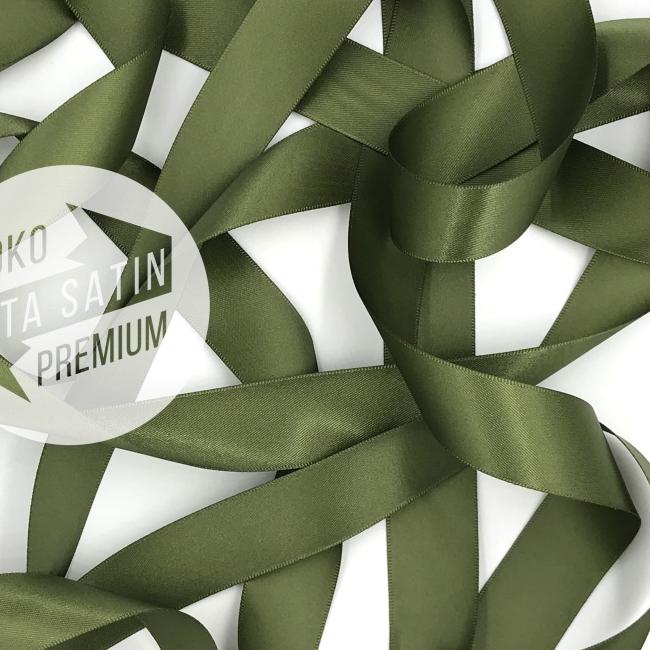 

Pita Kado Double Face Satin 1"/2.5cm Asparagus Green(Hijau) 1rol 30m